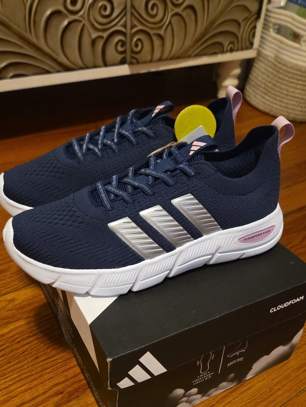 adidas Wide Fit Arch Rise Support Cloudfoam Flex - Slounge